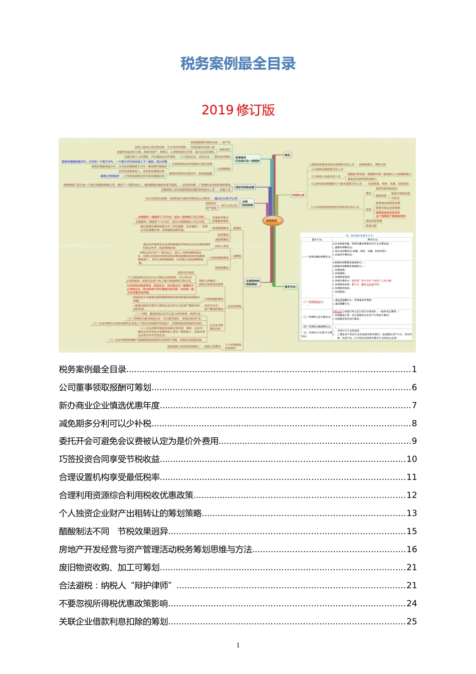 01-【行业案例】税务筹划案例_第1页