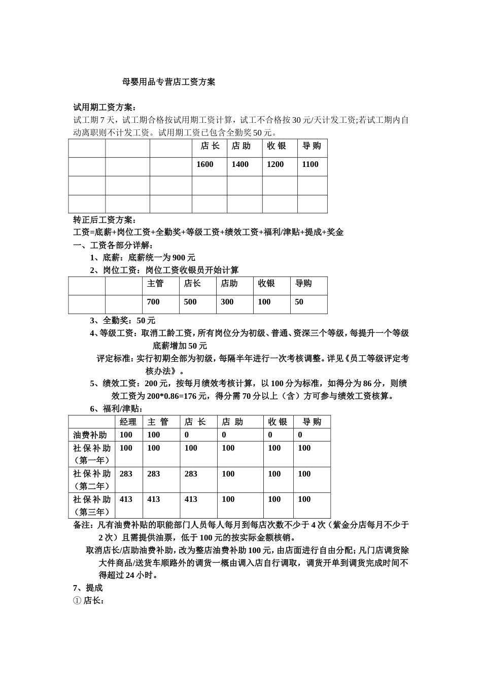 母婴用品专营店工资方案 (1)_第1页