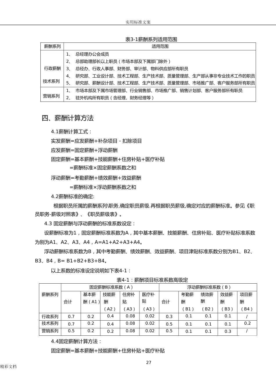 软件的公司的薪酬规章制度_第2页