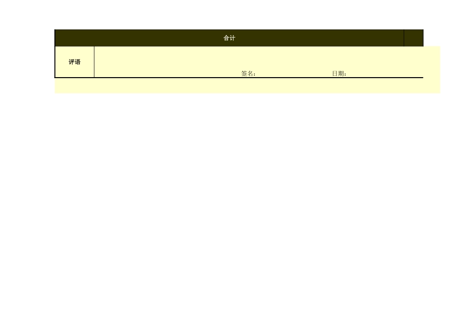 一般员工绩效考核表模板（通用版）_第3页