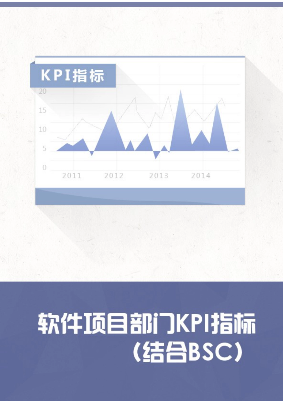 12 软件项目部门KPI指标（结合BSC）_第1页