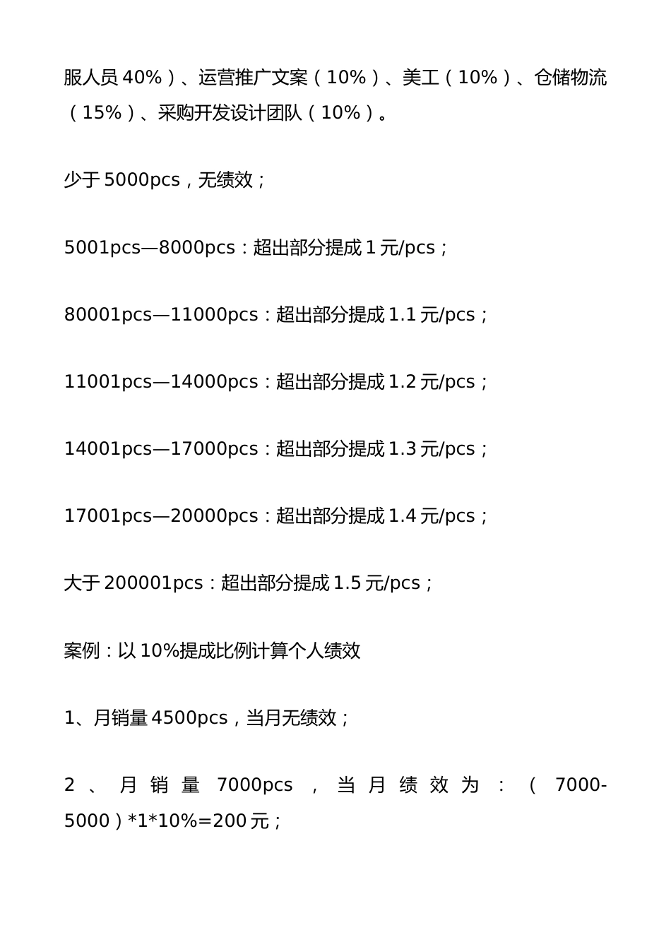 互联网+淘宝天猫电商平台销售奖励制度及实施方案_第2页