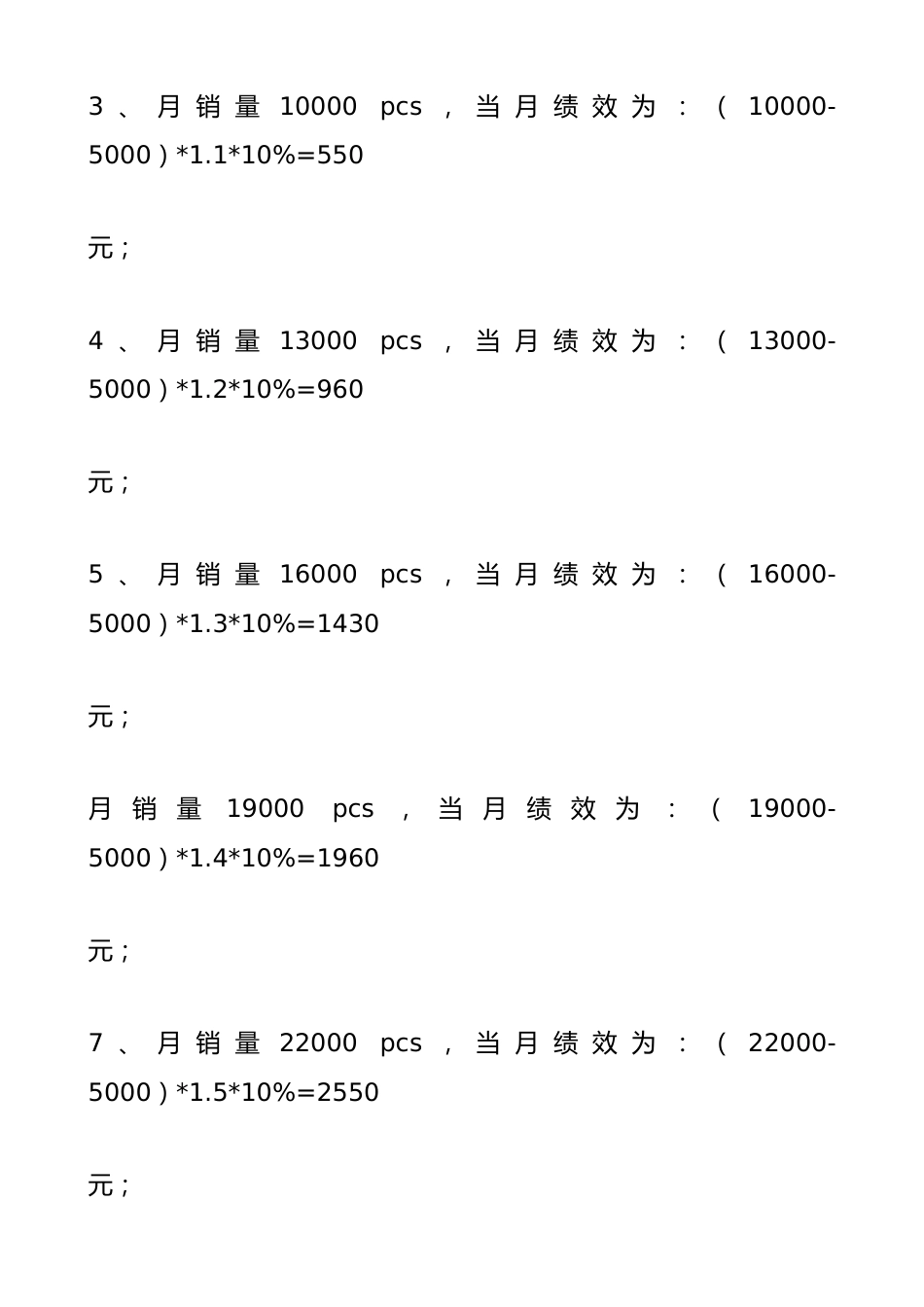 互联网+淘宝天猫电商平台销售奖励制度及实施方案_第3页