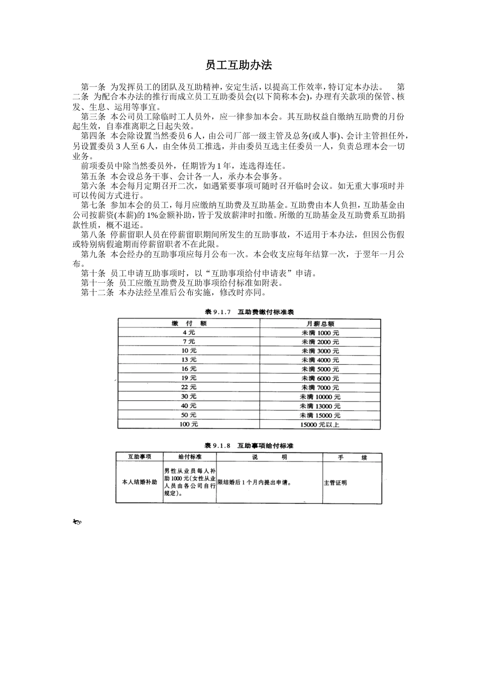 员工互助办法_第1页