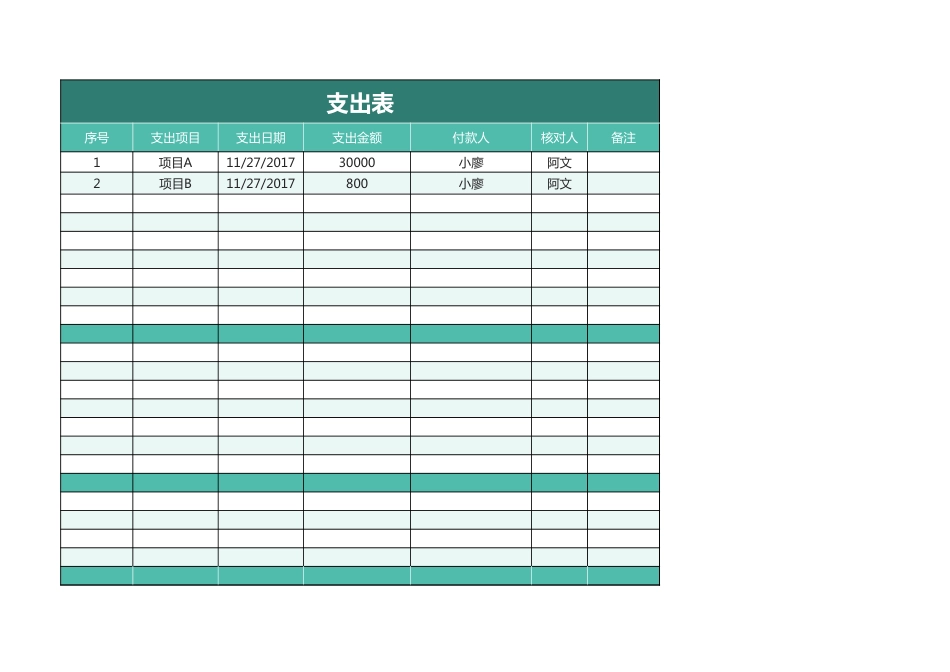 财务收入支出记账管理系统Excel模板_第3页