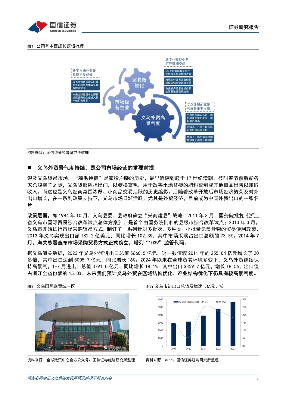 小商品城(600415)详解小商品城业务脉络，模式独特攻守兼备-240827-国信证券-12页_第2页