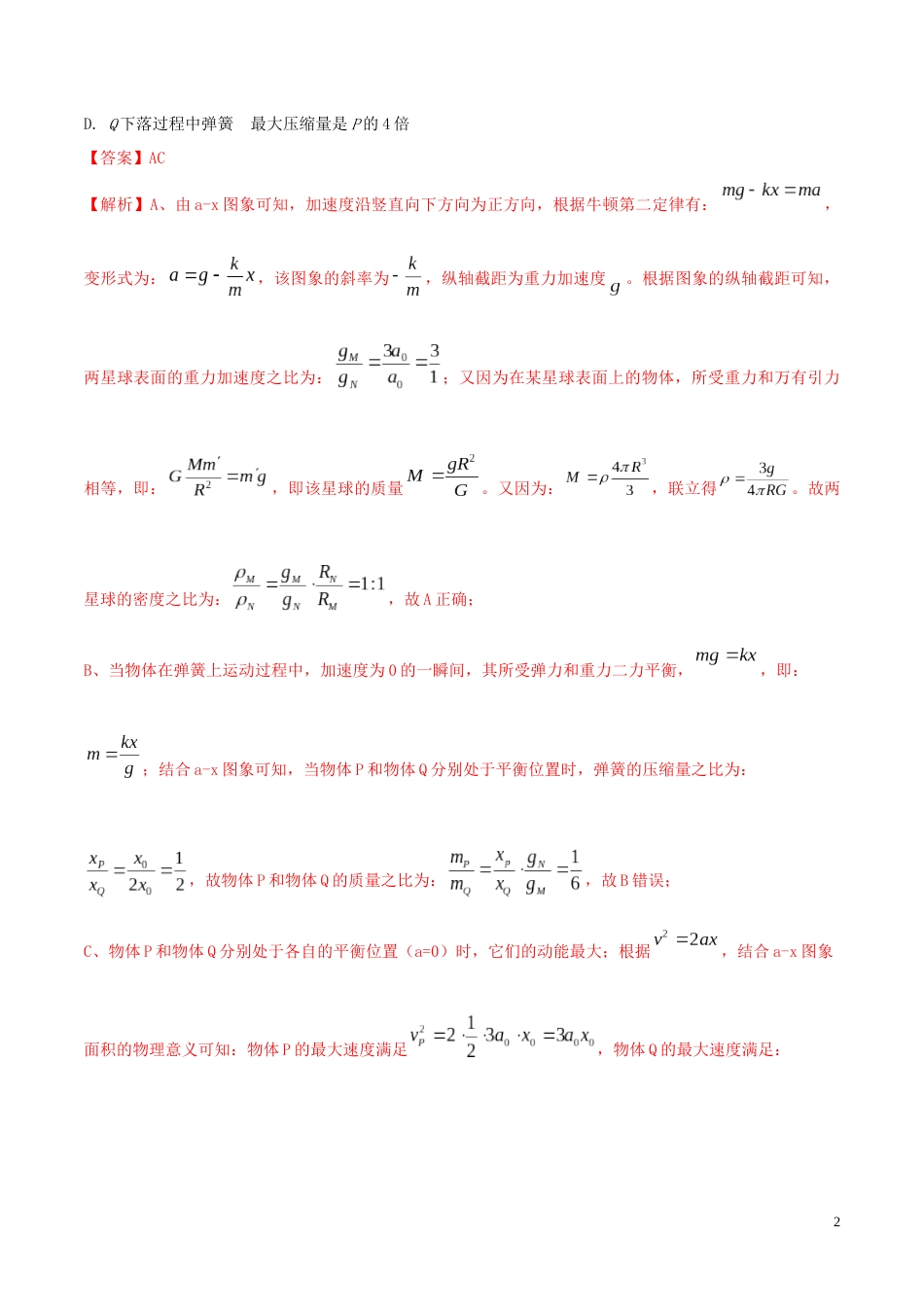 专题01图象法含解析_第2页