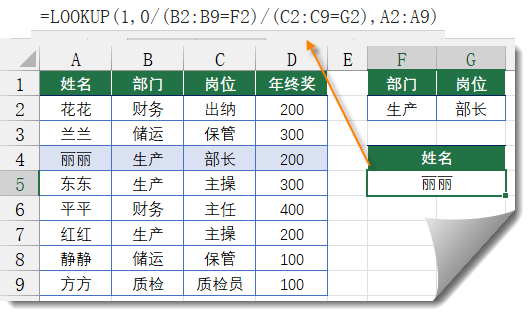 一组常用的多条件判断、统计公式